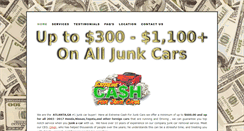 Desktop Screenshot of extremecashforjunkcars.com